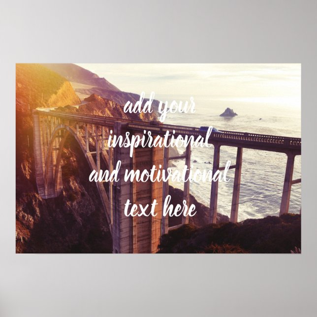 Bixby bridge canvas print (Front)