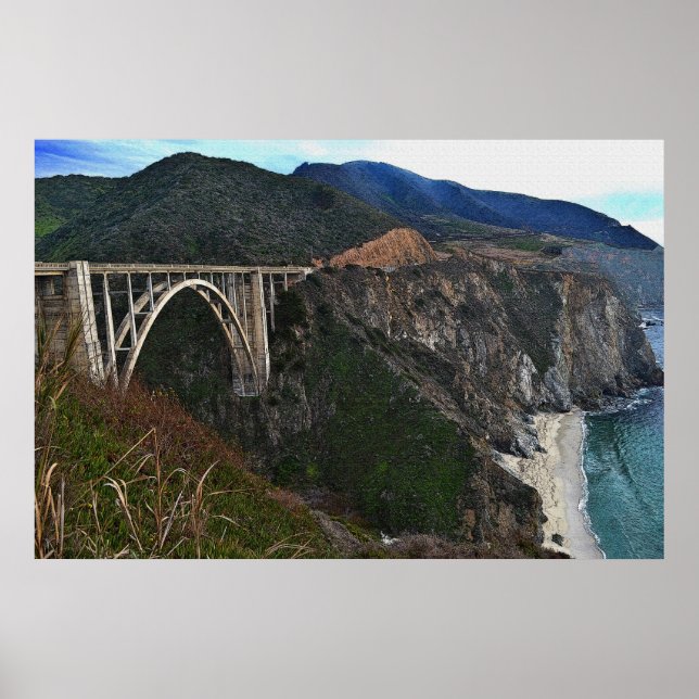 Bixby Creek Bridge 36 x 24 Poster (Front)