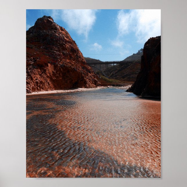 Bixby Creek Bridge California Poster (Front)