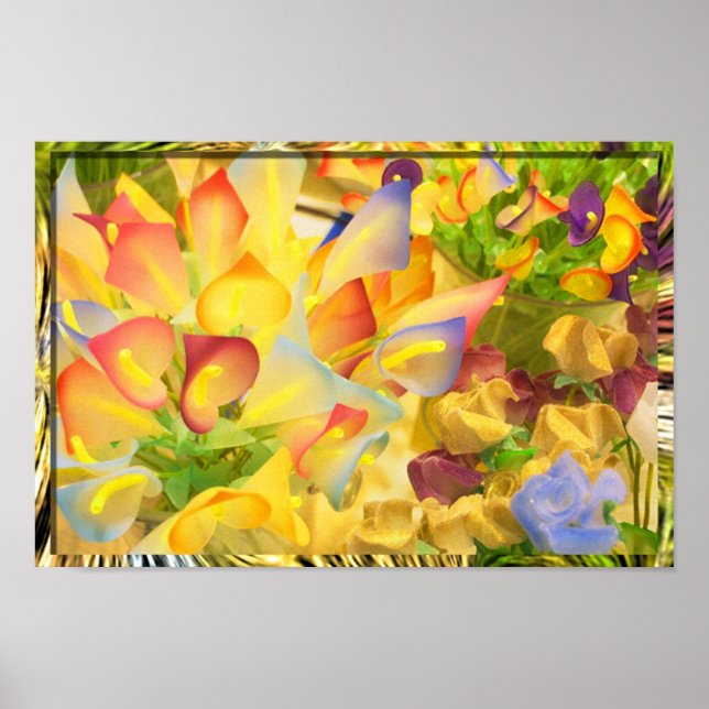 Bizarre Flower Poster (Front)