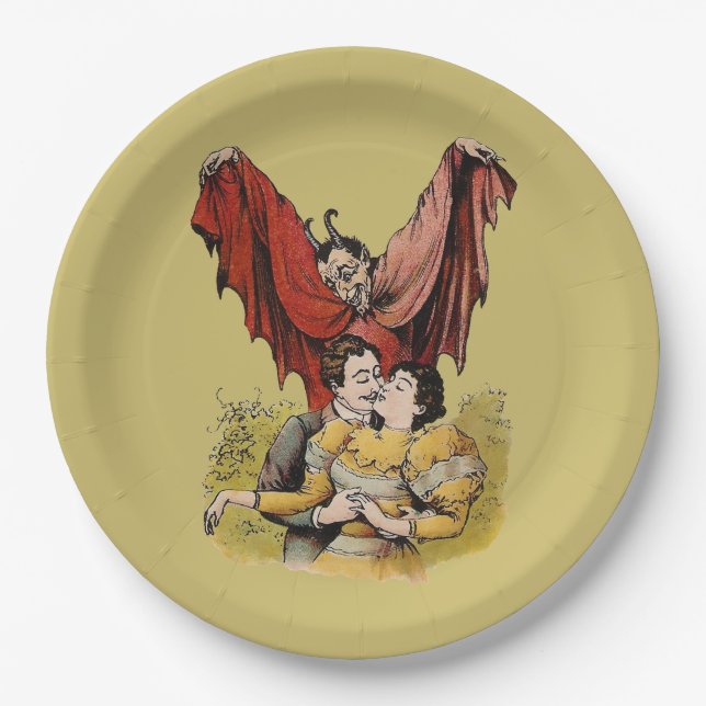 Bizarre Satan Paper Plate (Front)