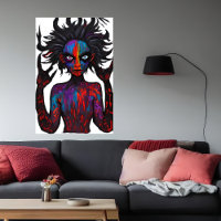 Bizarre spooky monster portrait | AI Art