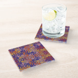 Bizarro Fall Glass Coaster