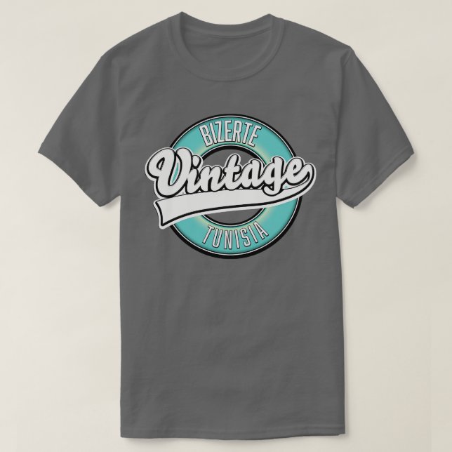 Bizerte tunisia vintage style T-Shirt (Design Front)