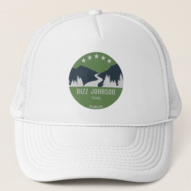 Bizz Johnson Trail Trucker Hat (Front)