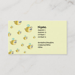 Bizzy Bees 2 Business Card
