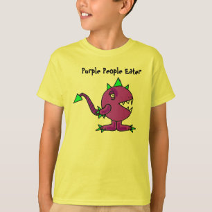 BJ- Funny Purple People Eater Monster Shirt