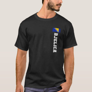 Bjelica Bosnia Flag Last Name Coat Of Arm Emblem C T-Shirt
