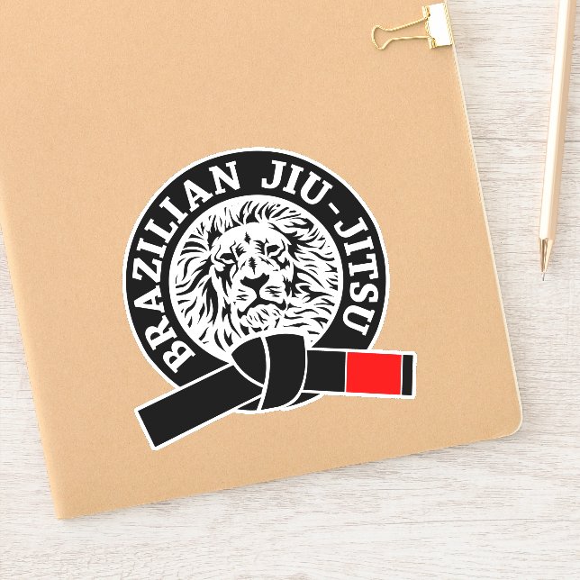 BJJ - Brazialian Jiu-Jitsu Lion Emblem (Notebook)