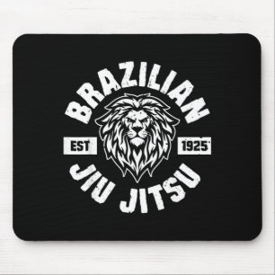 BJJ Brazilian Jiu Jitsu Established 1925 MMA Jew Mouse Pad