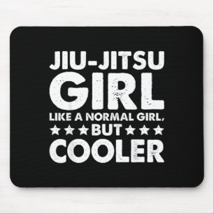BJJ Brazilian Jiu Jitsu Girl MMA Jujitsu Lover Mouse Pad