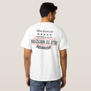 BJJ Brazilian Jiu jitsu Personalized Front & Rear T-Shirt