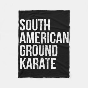 Bjj Brazilian Jiu Jitsu South American Ground Kara Fleece Blanket