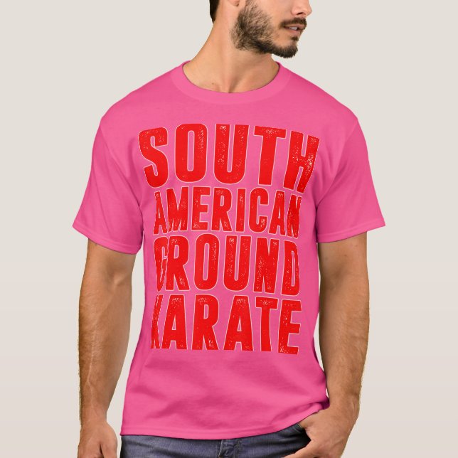 Bjj Brazilian Jiu Jitsu South American Ground Kara T-Shirt (Front)