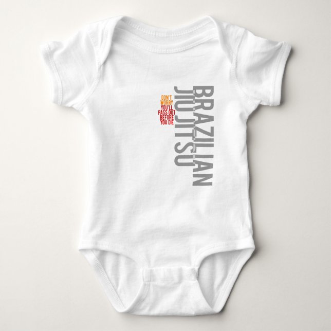 BJJ: Don't worry Baby Bodysuit (Front)
