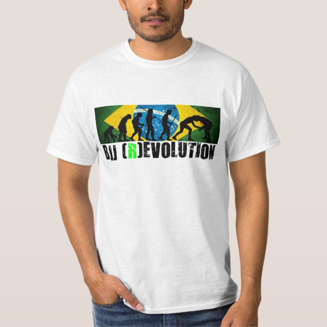 BJJ Evolution Chart (Grapplers) RevolutionT-shirt T-Shirt (Front)