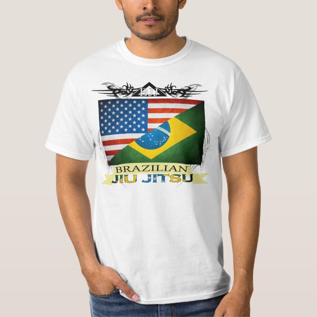 BJJ Flags Fusion T-Shirt (Front)