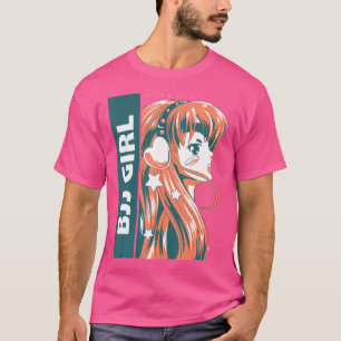 Bjj Girl Anime Jiu-Jitsu Girl Mma Muay Thai Funny T-Shirt