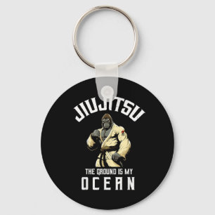 BJJ Gorilla - Brazilian Jiu Jitsu Grappling Key Ring