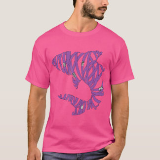 Bjj Jiu Jitsu Belt Shark - Purple Belt T-Shirt