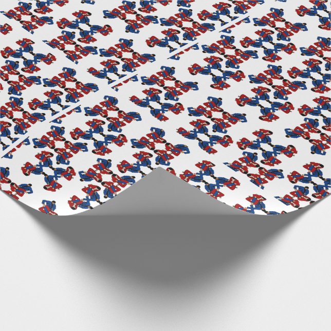 BJJ Leg Lock Wrapping Paper (Corner)