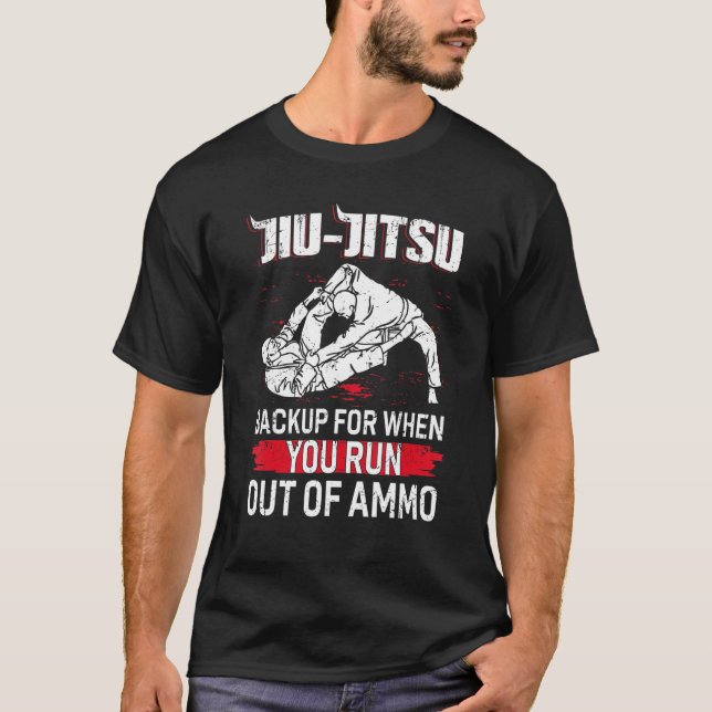 Bjj & Mma Design Brazilian Jiu Jitsu T-Shirt (Front)