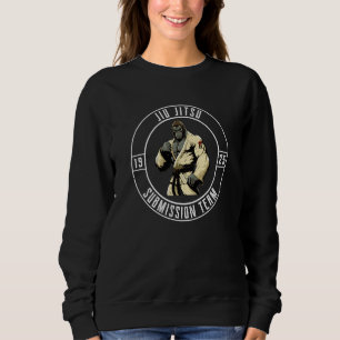 BJJ MMA Gorilla  Brazilian Jiu Jitsu Grappling  1 Sweatshirt