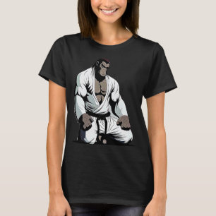 BJJ MMA Gorilla  Brazilian Jiu Jitsu Grappling T-Shirt