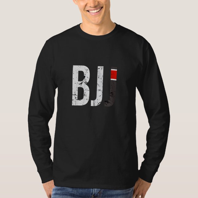 Bjj Motivational  Jiu Jitsu  For Bjj Fanatics Zip T-Shirt (Front)