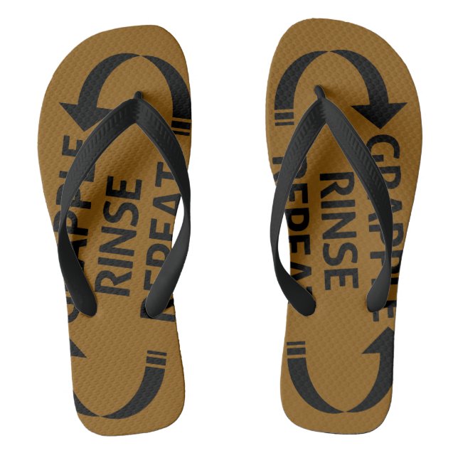 BJJ Ranked sandals (Brown belt) (Footbed)
