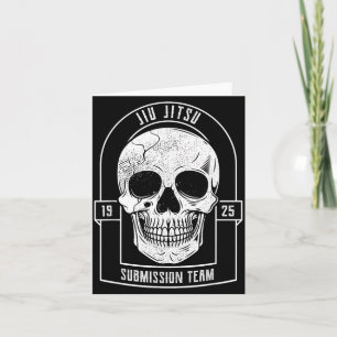 BJJ Skull - Brazilian Jiu Jitsu MMA Card