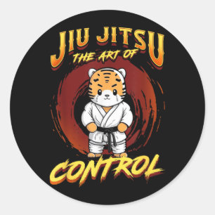 BJJ The Art Of Control - Cute Grappling Jiu Jitsu Classic Round Sticker
