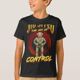 BJJ The Art Of Control - Grappling Jiu Jitsu Dog T-Shirt