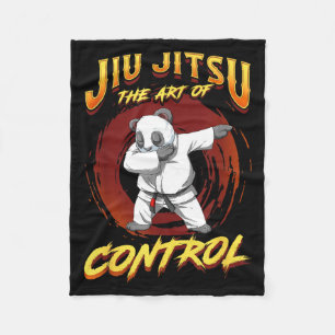 BJJ The Art Of Control - Grappling Jiu Jitsu Fleece Blanket