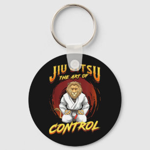 BJJ The Art Of Control - Grappling Jiu Jitsu Lion Key Ring