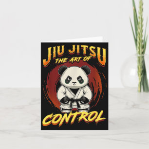 BJJ The Art Of Control - Grappling Jiu Jitsu Panda Card