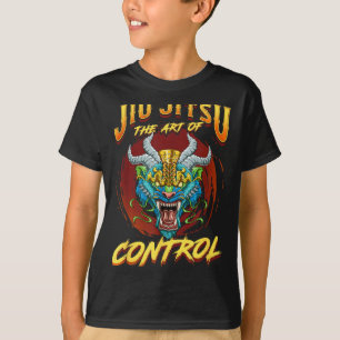 BJJ The Art Of Control - Grappling Jiu Jitsu Tiger T-Shirt