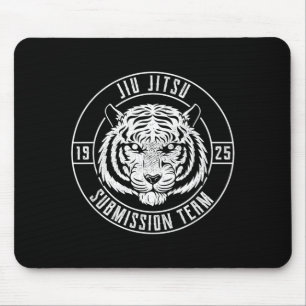 BJJ Tiger - Brazilian Jiu Jitsu and Grappling Mouse Pad