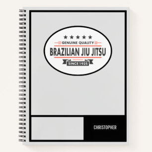 BJJ White Belt Training Log Genuine Quality Notebook