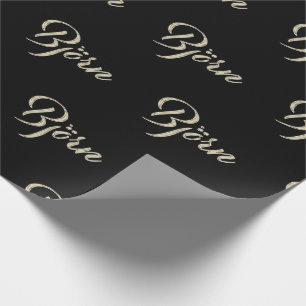 Björn First Name Name edles Gift Paper