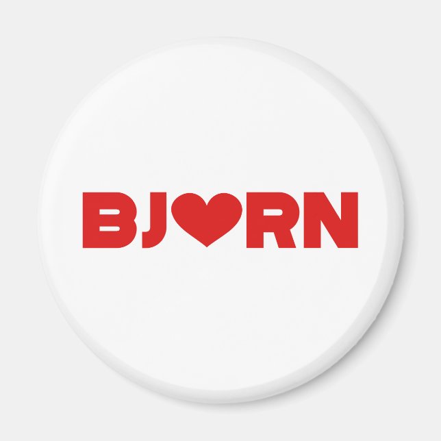 Bjorn Love Magnet (Front)