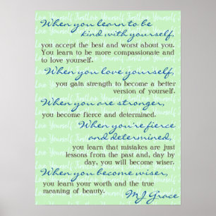 BK2YS   "Love Yourself First" Poster