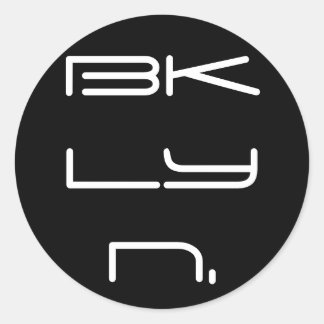 bklyn in the middle sticker *20 count