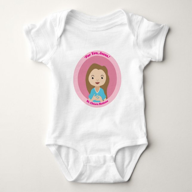 Bl. Chiara Badano Baby Bodysuit (Front)