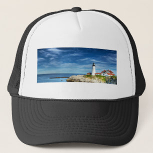 BLA01 Lighthouse 1.tif Trucker Hat