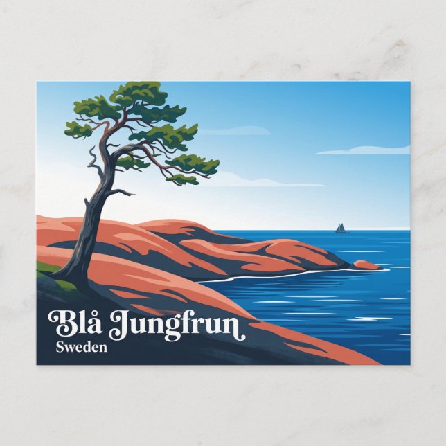 Blå Jungfrun National Park Sweden Postcard (Front)