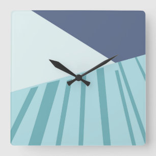 Blå Wall Clock