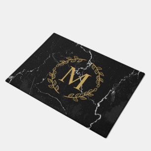 Blacj Marble Doormat
