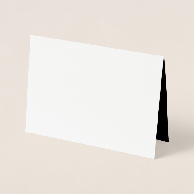 Black #000000, Gravel Foil Card (Front)