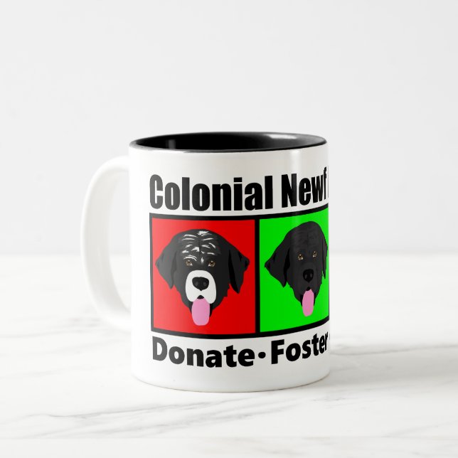 Black 11 oz Two-Tone Mug (Front Left)